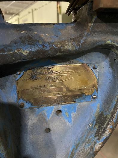 Used OSBORN PNEAMATIC VERTICAL MOLDING PRESS