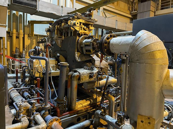 Used 10 MW TURBINE GENERATOR EM ELECTRIC MACHINERY BRUSHLESS SYNCHRONOUS GENERATOR REBUILT 2018