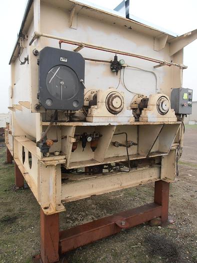 Used Mixer, Pug, 6' X 6' X 5', Dual Shaft, C/st, 100 HP, McCarter #L739449