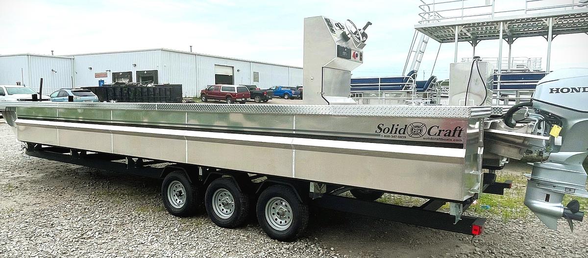 Used SolidCraft 10x30 Pomtoon Chassis