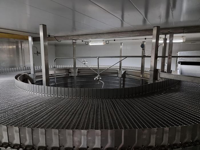 Used FRIGOSCANDIA GYROCOMPACT GCM76-10-29-10 EW CCR SPIRAL FREEZER