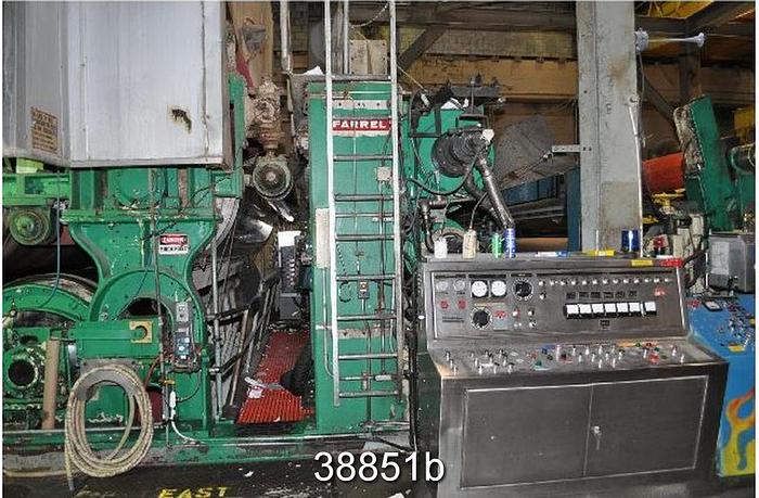 Used Farrell Kusters 2-Roll Calender Stack, 196" Face, 26" Diameter #38851