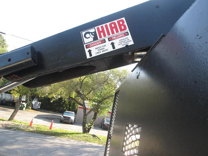 Used 2008 International 4300 Flatbed Crane Truck