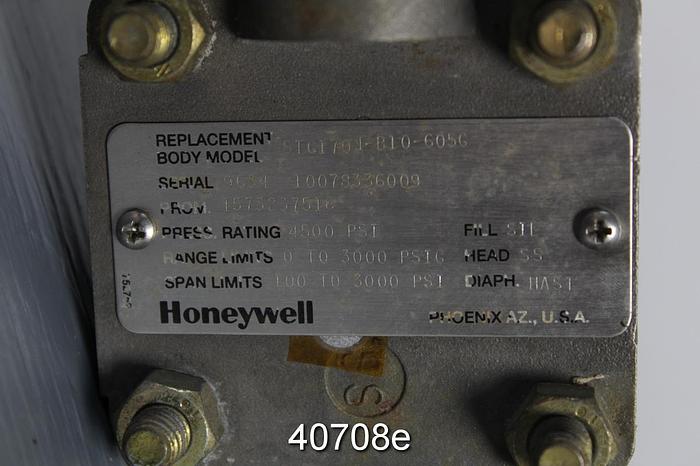 Used Honeywell Series 900 Pressure Transmitter, Model STG170-F1G-0000-MB.SM.F1D3-645G #40708