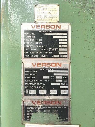 Used Press Sheet Stamping Mechanical SE4-600-132-86