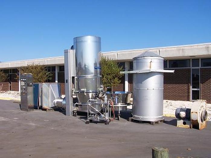 Used Used Aeromatic S-6 Fluid Bed Spray Granulator
