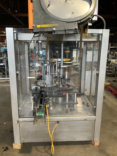 Used Zalkin 6-head rotary Plastic Capper