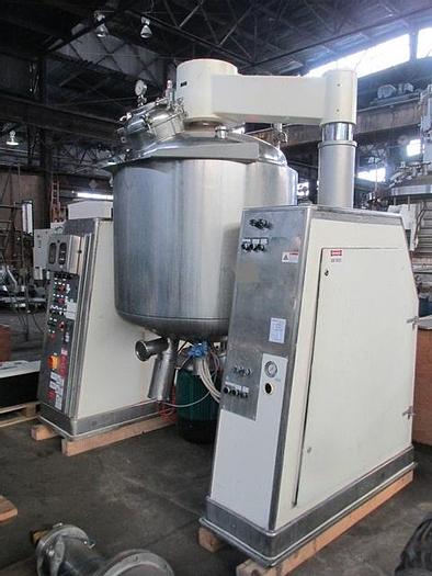 Used 1000 LITER (264 GALLONS) KRIEGER TRIPLE SHAFT VACUUM MIXER - S/S - -1/.5 BAR - JACKETED