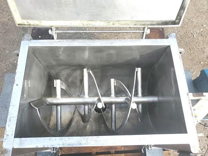 Used 4 CU. FT. MARION RIBBON BLENDER - S/S - 3 HP