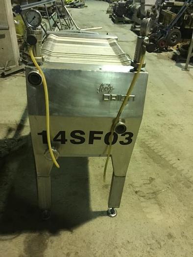 Used Seitz rustfri kammerfilterpresse