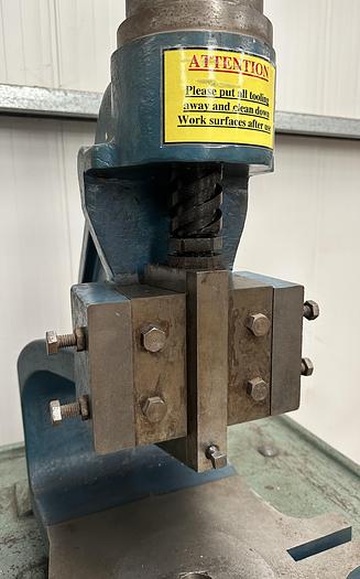 Used Norton No. 6A Deep Throat Flypress & Stand
