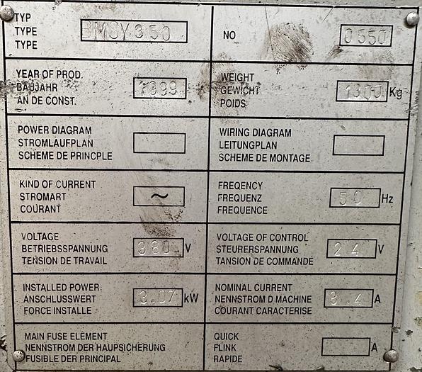 Used 1999 Sahinler  BMSY350 Horizontal Bandsaw