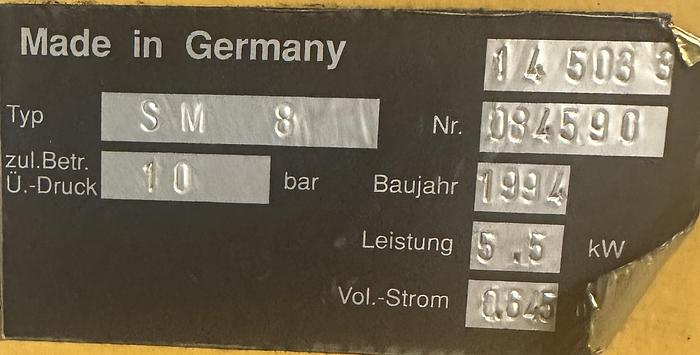 Used 1994 HPC PlusAir SM8 Screw Cmpressor