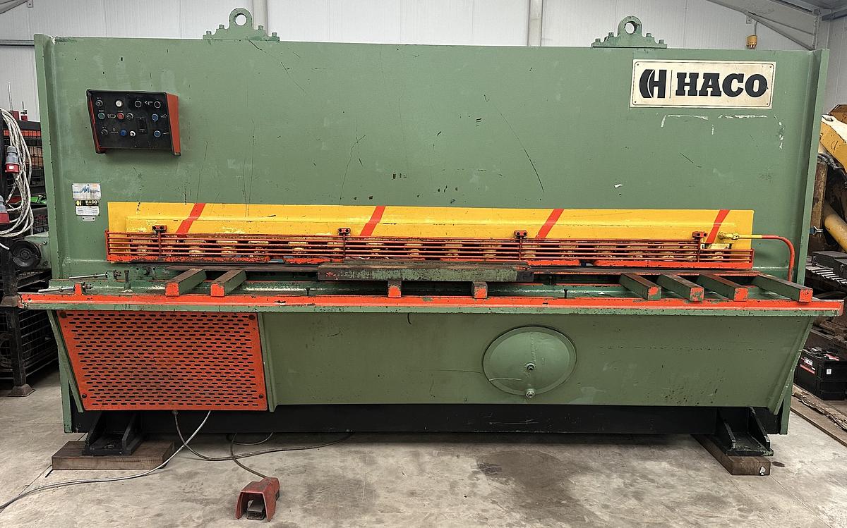 Used Haco TS 3012 Hydraulic Guillotine 12mm x 3M