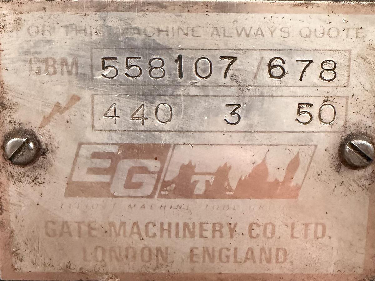 Used Elliott Progress No.2G 7/8" Dia Capacity Pedestal Pillar Drill