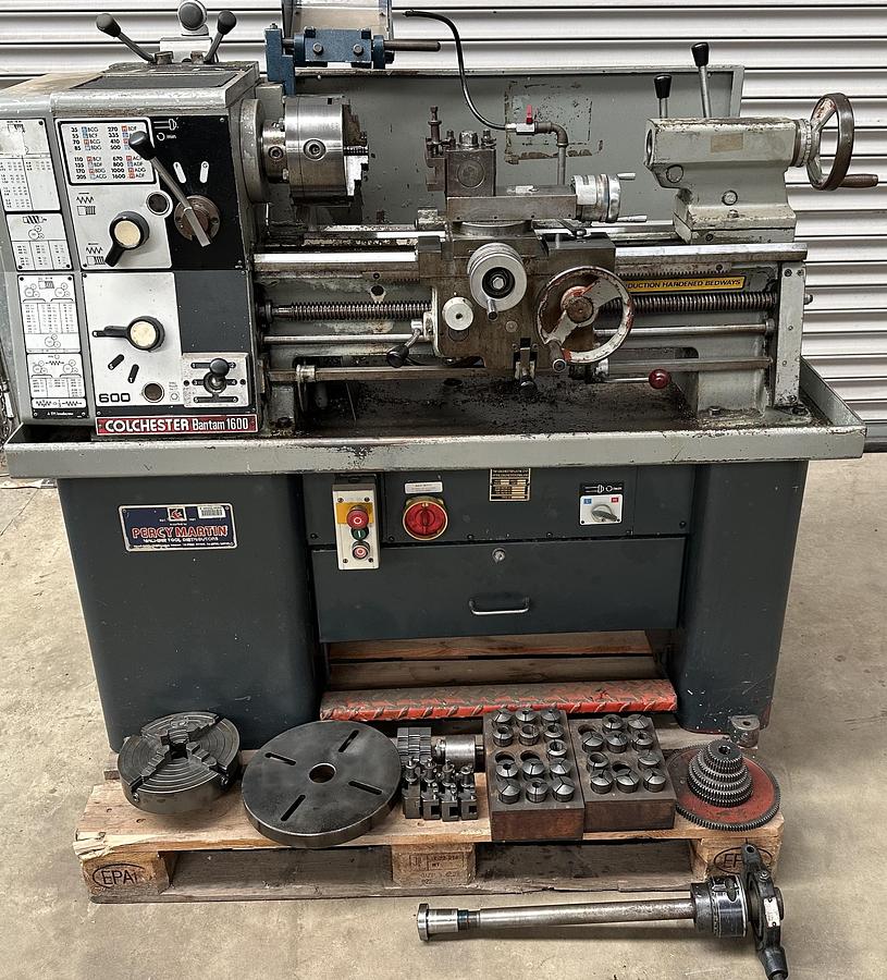 Used Colchester Bantam 1600 Straight Bed Lathe