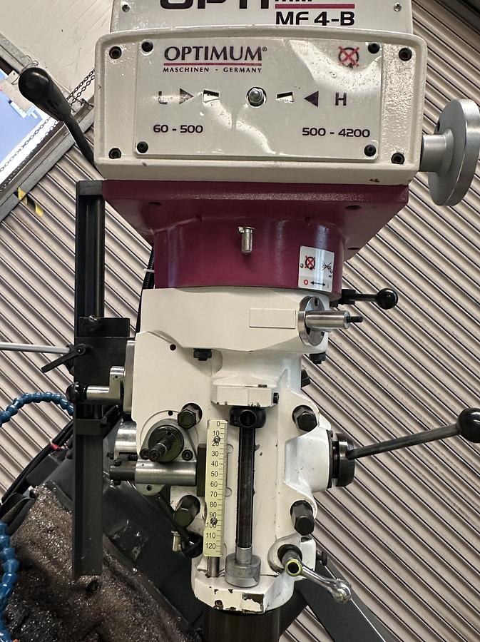 Used 2017 Optimum OPTImill MF4-B Turret Milling