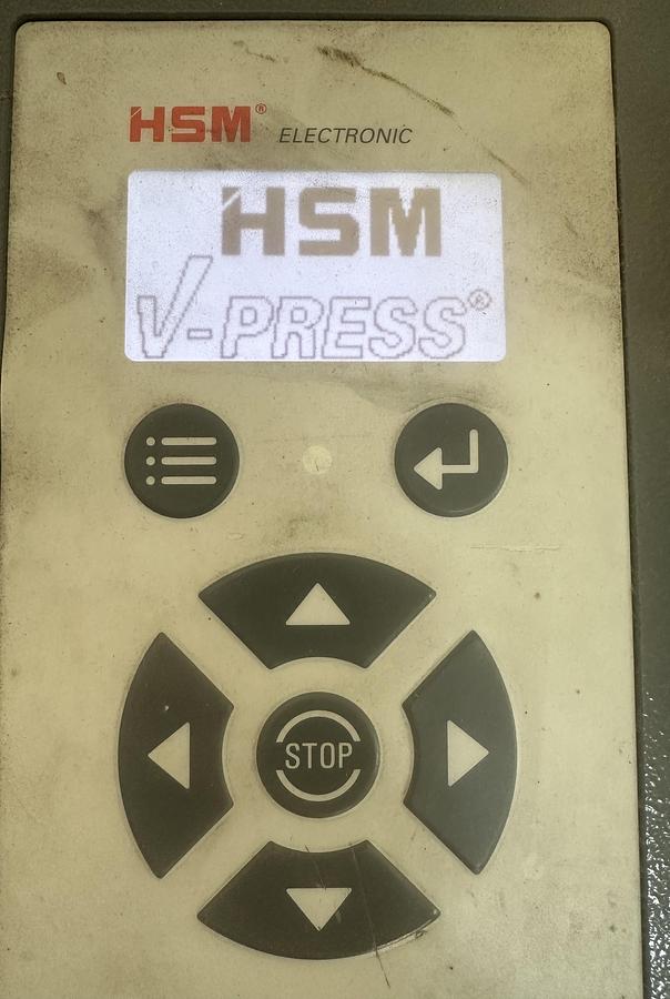 Used 2013 HSM V-Press 504 Hydraulic Baler