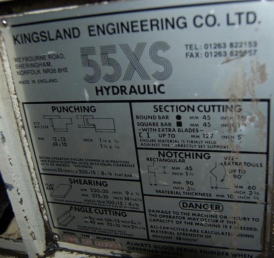 Used Kingsland 55XS Universal Steelworker