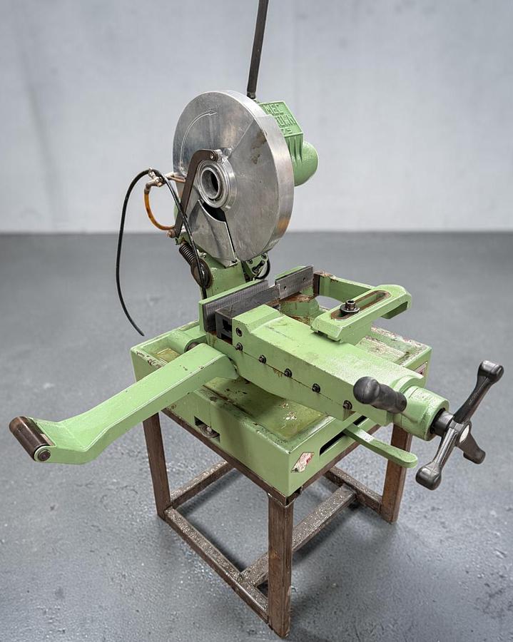 Used Pedrazzoli Mec Brown 75 12-inch manual pull-down circular cut-off saw