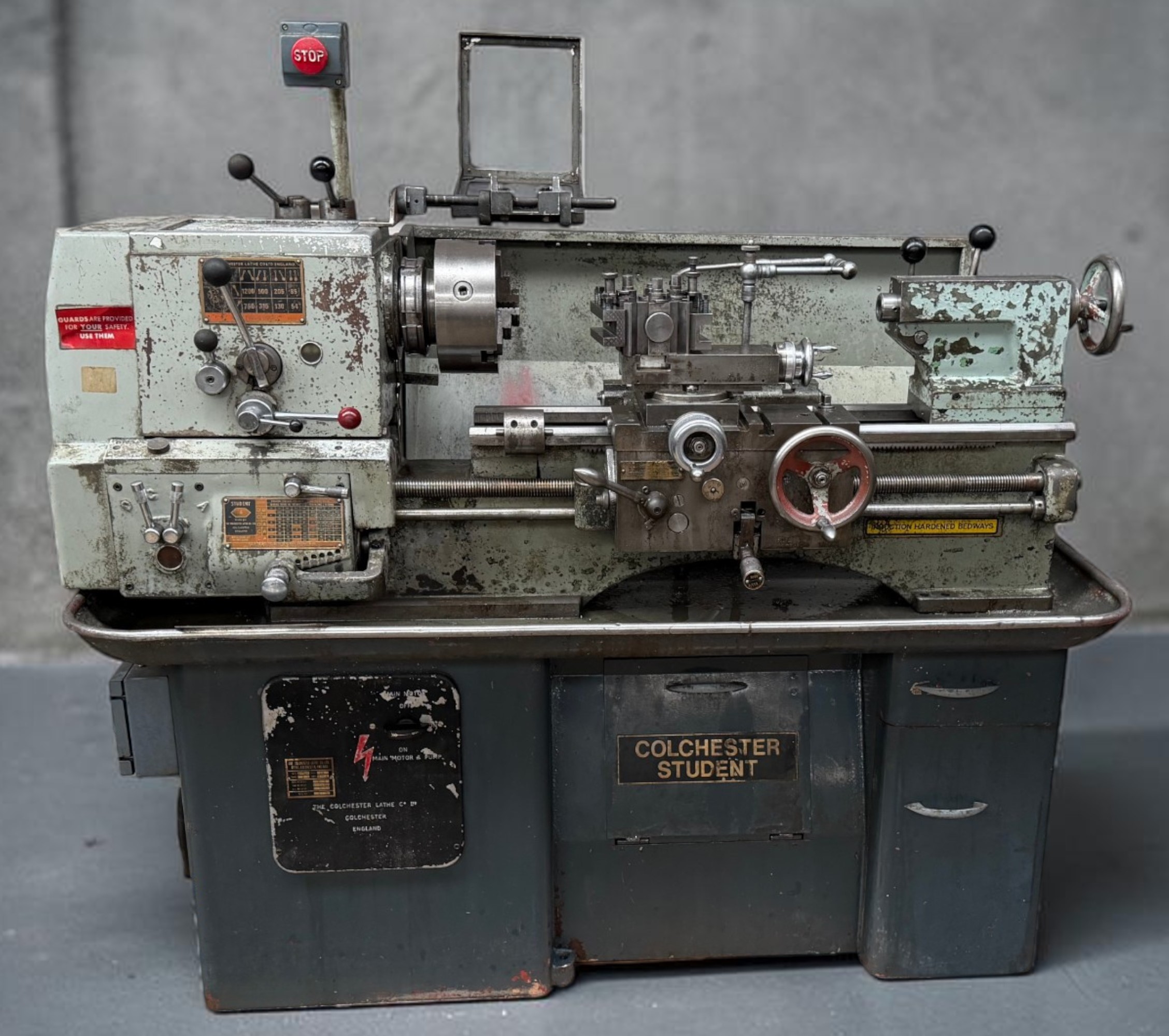 Used Colchester Student Gap Bed Lathe