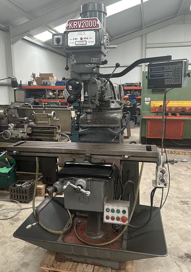 Used KRV 2000Turret Milling Machine