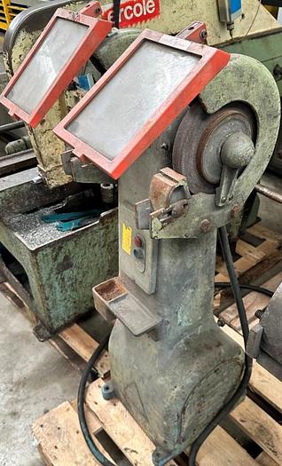 Used RJH 10" Double Ended Pedestal Grinder