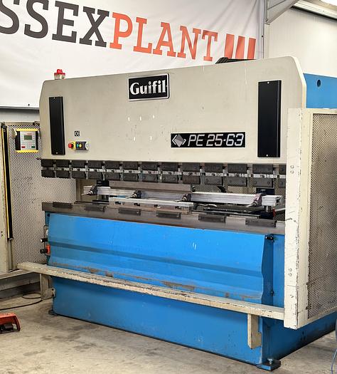Used GUIFIL PE 25-63 3 AXIS CNC UPSTROKE PRESSBRAKE