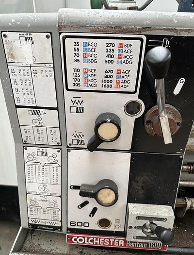 Used Colchester Bantam 1600 Straight Bed Lathe