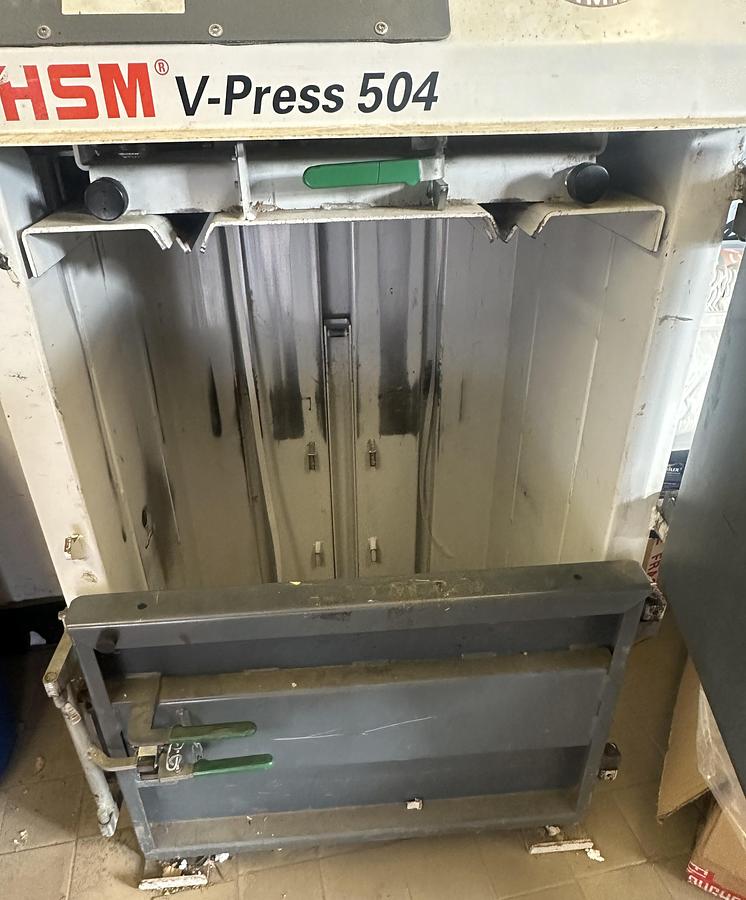 Used 2013 HSM V-Press 504 Hydraulic Baler