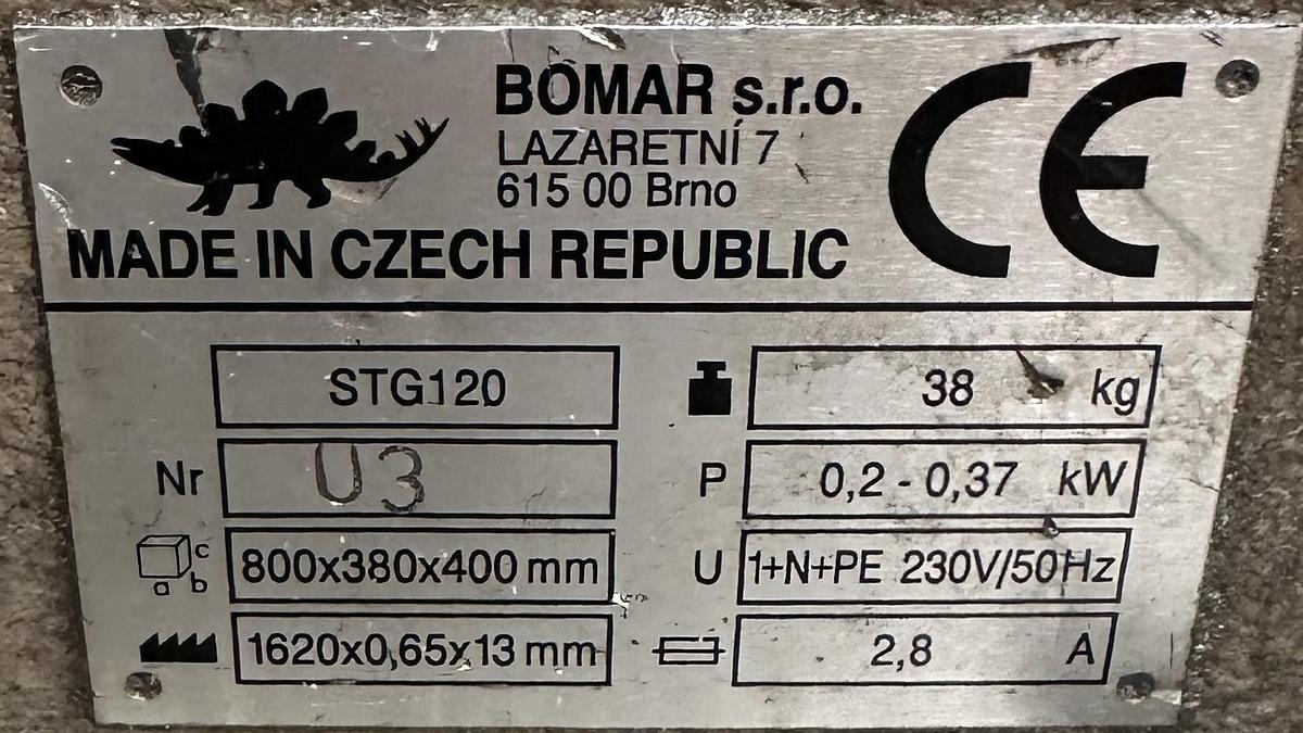 Used Bomar STG-120 Horizontal Bandsaw