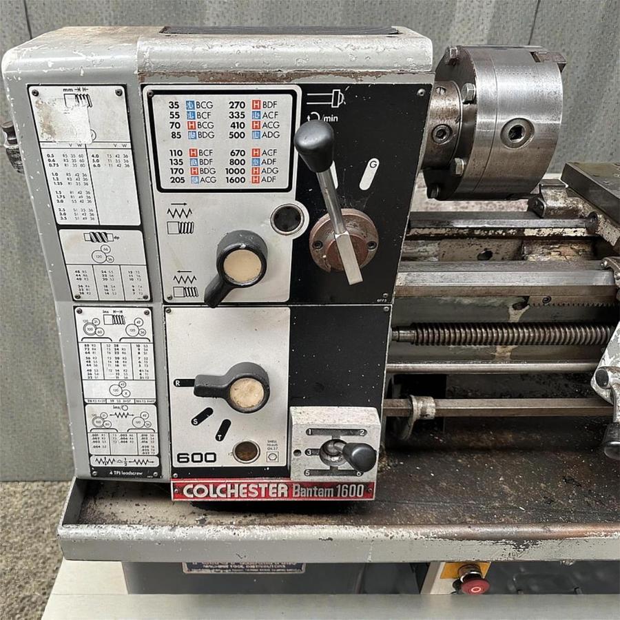 Used Colchester Bantam 1600 Straight Bed Lathe
