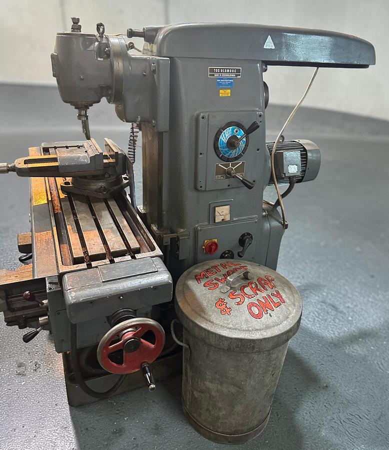 Used Tos FA3A Universal Milling Machine