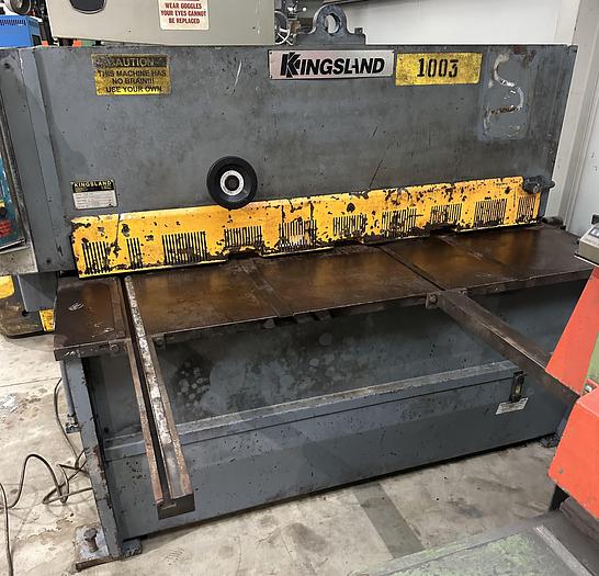 Used 2002 Kingsland KSB1504 1500mm X 4mm Hydraulic Guillotine