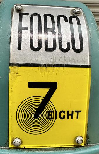 Used Fobco 7 Eight Pillar Drill