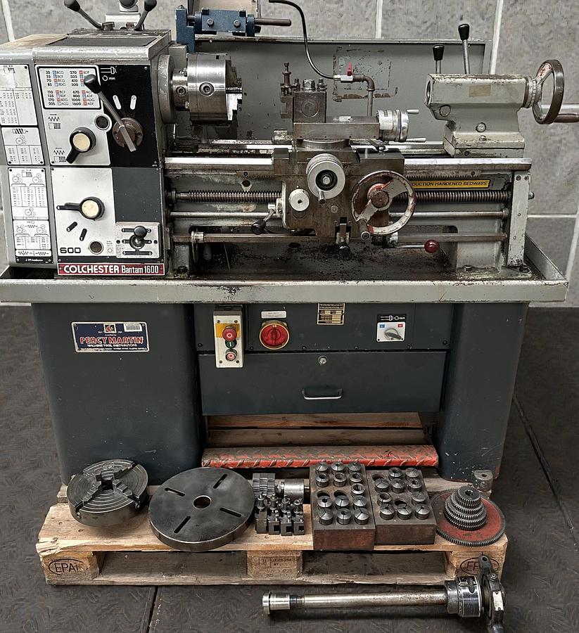 Used Colchester Bantam 1600 Straight Bed Lathe