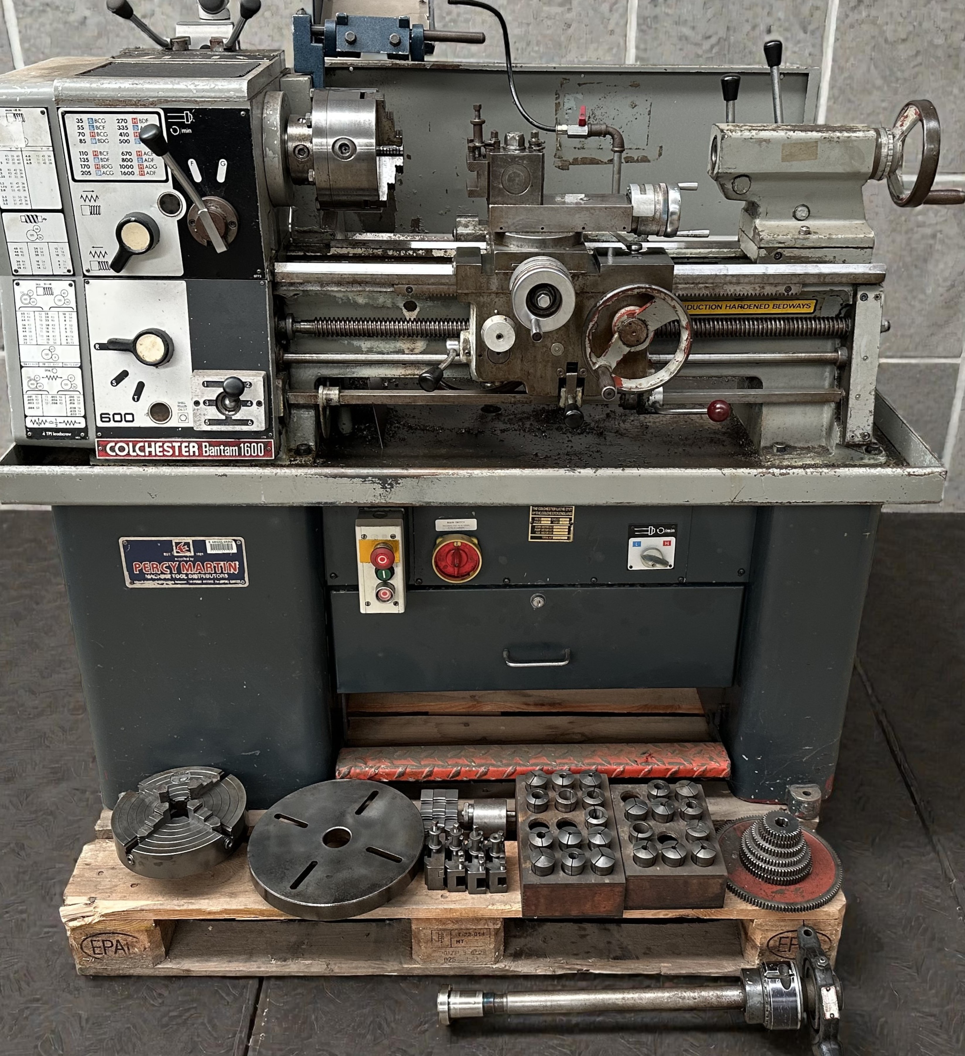 Used Colchester Bantam 1600 Straight Bed Lathe