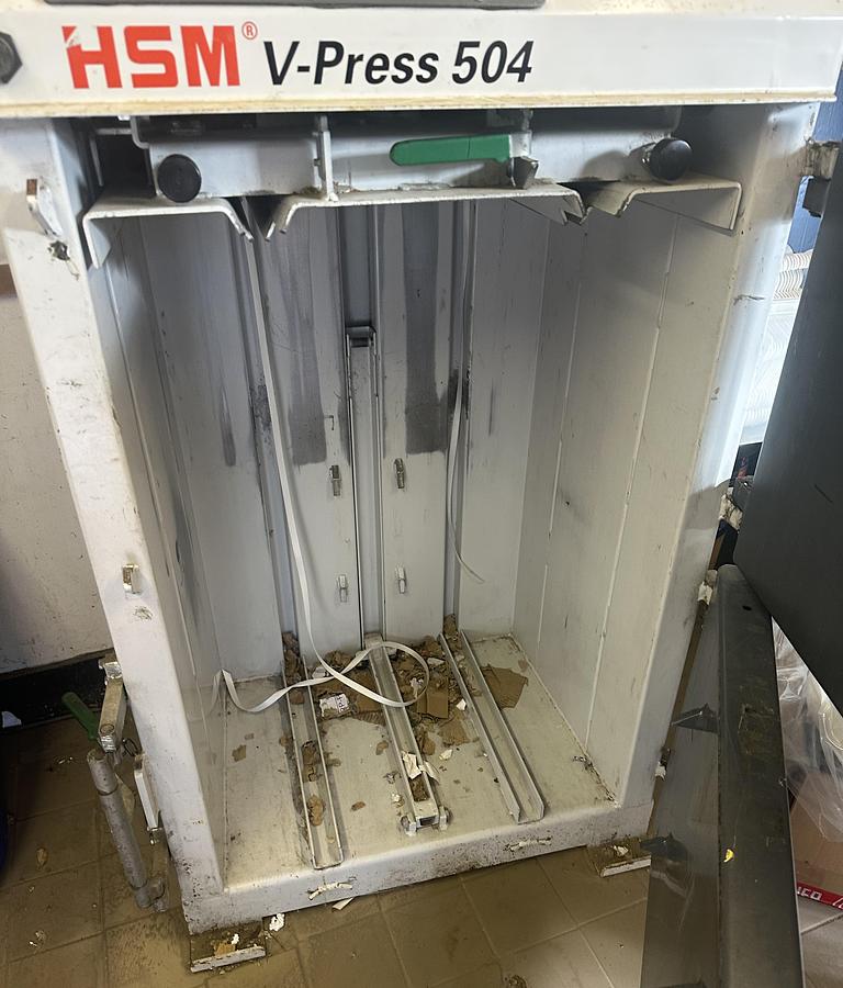 Used 2013 HSM V-Press 504 Hydraulic Baler