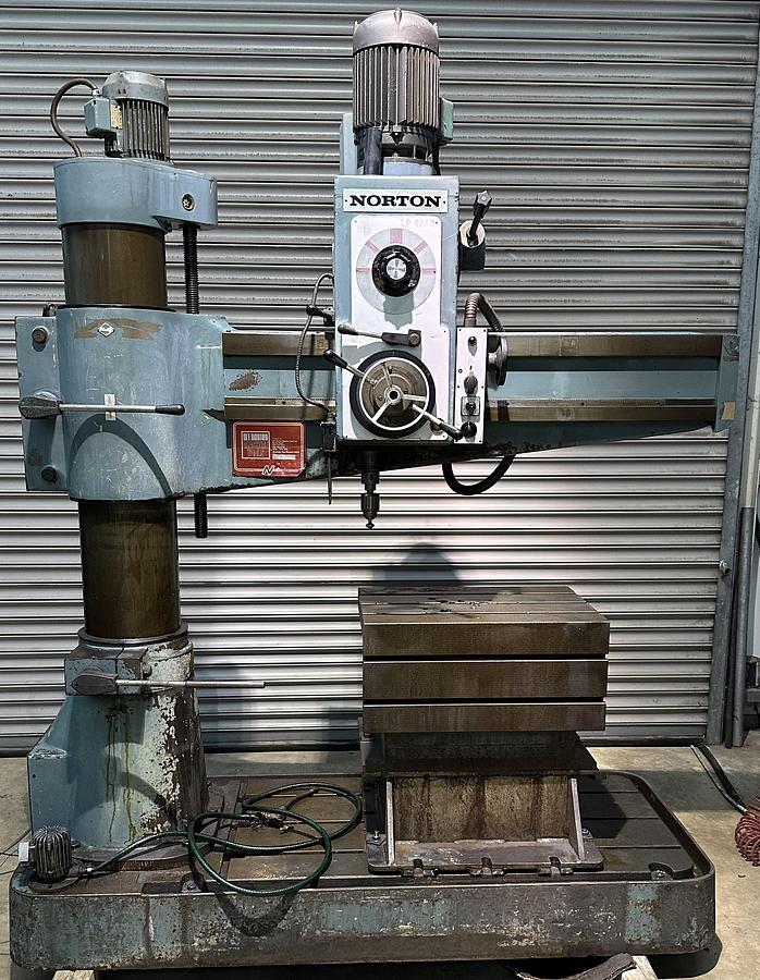 Used Norton LP1250 Radial Arm Drill