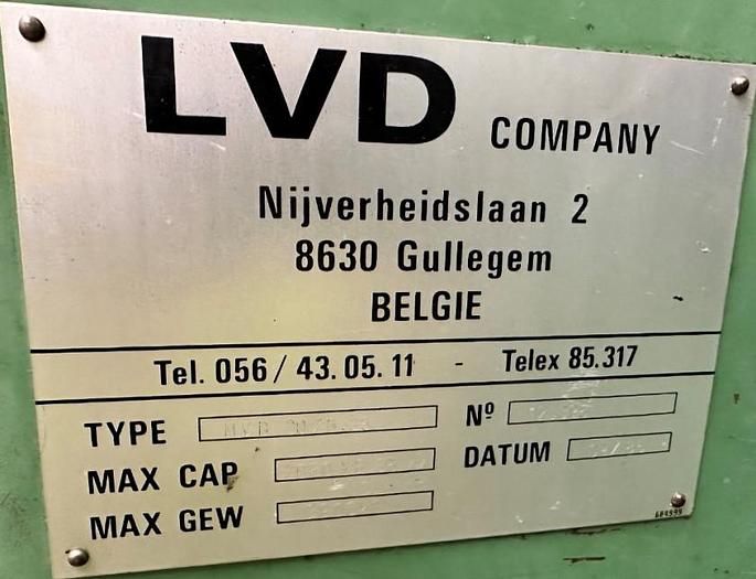 Used LVD 2050mm x 6.35mm Hydraulic Guillotine