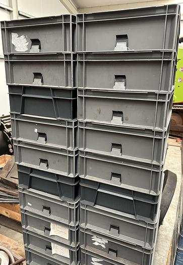Used Ahdol 03 Plastic Stacking Parts Containers & Trolleys