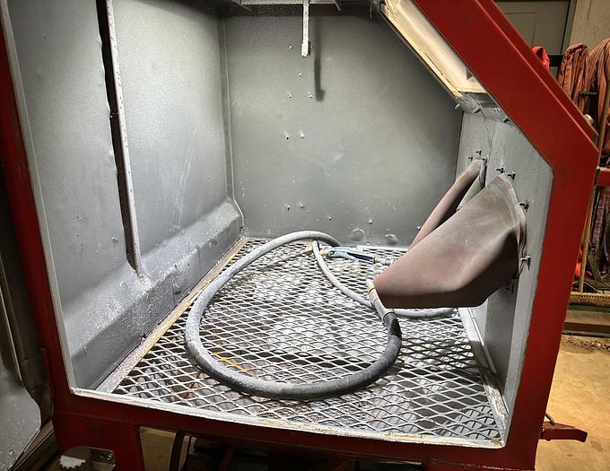 Used Odlings MCR Model 101P Shot Blast Cabinet