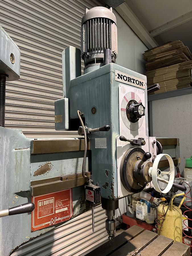 Used Norton LP1250 Radial Arm Drill