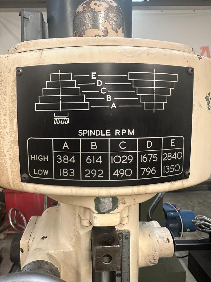 Used 1987 Denford T1P Vertical Milling Machine