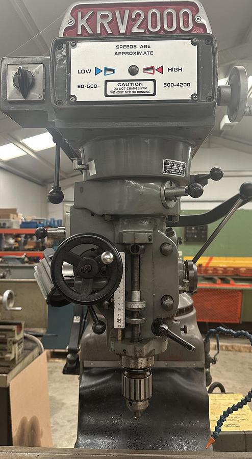 Used KRV 2000Turret Milling Machine