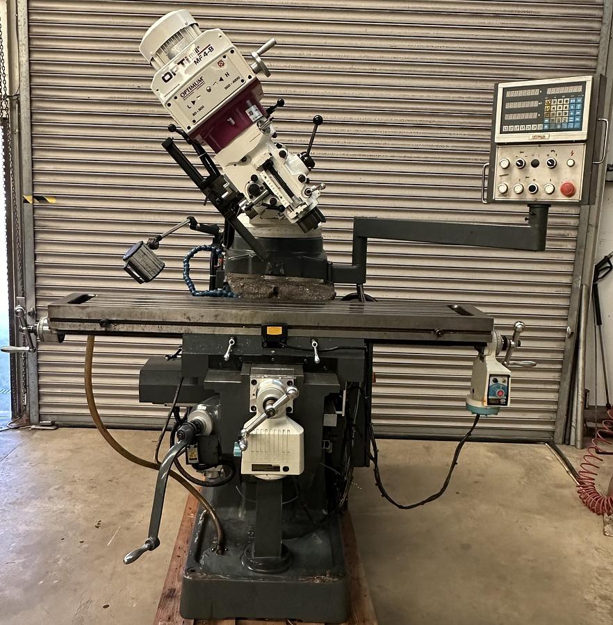 Used 2017 Optimum OPTImill MF4-B Turret Milling