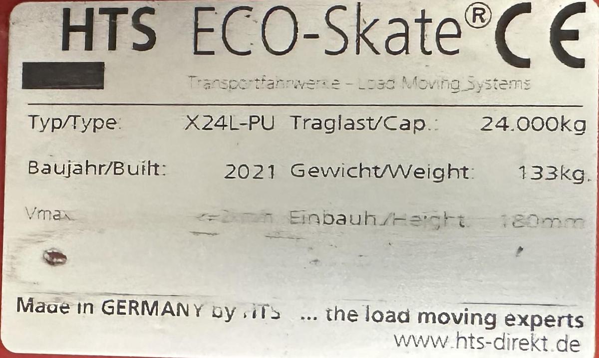 Used Eco-Skate x24L & x24S 48 Ton Machine Skates