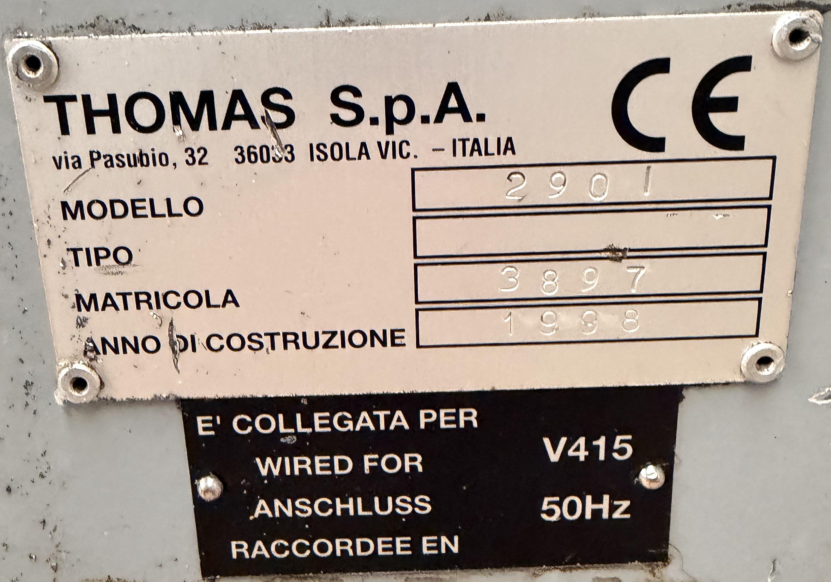 Used Thomas GBS-218 Eco Horizontal Bandsaw