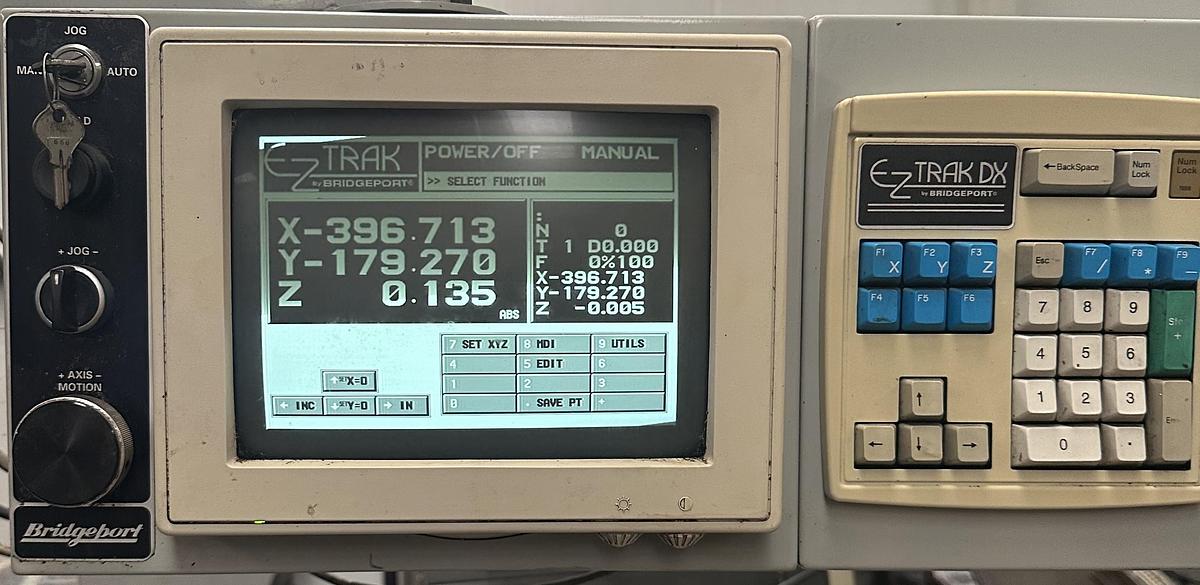 Used BRIDGEPORT SERIES 1 EZ-TRAK CNC TURRET MILL