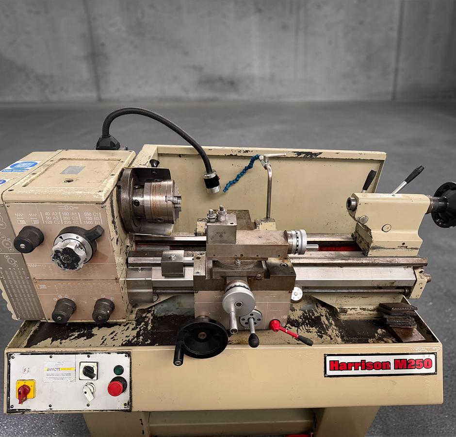 Used Harrison M250 20" Straight Bed Lathe